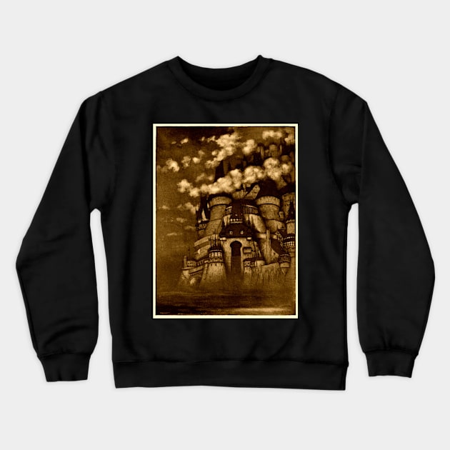 Sidney Sime #1 Fantasy Occult Fiction Horror Science Weird Tales Dungeon Synth Black Metal T-Shirt Crewneck Sweatshirt by AltrusianGrace